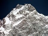 17 Nanga Parbat Rupal Face Summit Area Close Up From Rupal Face Base Camp Nanga Parbat Rupal Face Summit Area Close Up From Herligkoffer Rupal Face Base Camp. My first impression on emerging onto the ridge from the South Face was for me the most powerful moment of the entire Nanga Parbat Expedition. Everything seemed so unreal, so quiet. And there was Gunther, right next to me. (The Naked Mountain by Reinhold Messner)